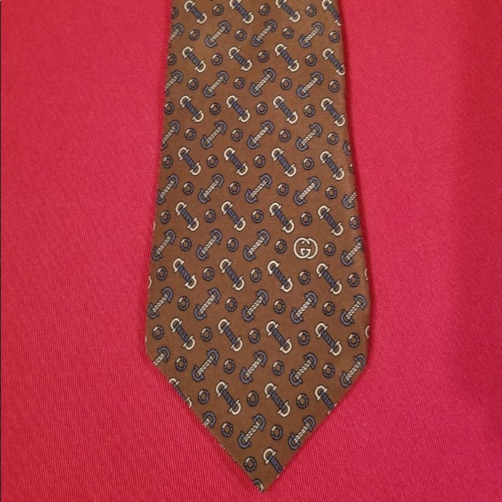 Vintage Gucci Men’s Tie - Picture 2 of 7